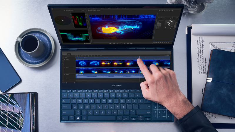 Illustration for article titled Asus' Wildly Ambitious ZenBook Pro Duo Is the Most Dual-Screen Laptop Yet